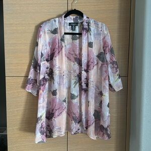 R&M Richard’s floral shawl/lightweight jacket